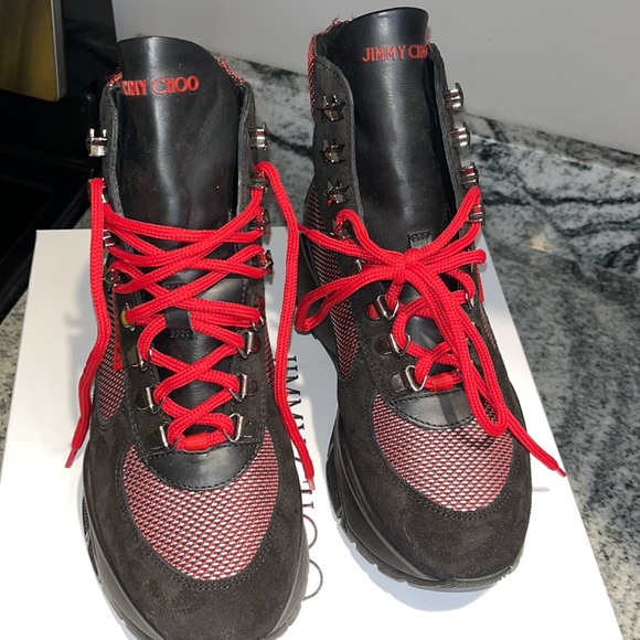 Jimmy Choo Crosta suede calf technical size 36 - Picture 3 of 7